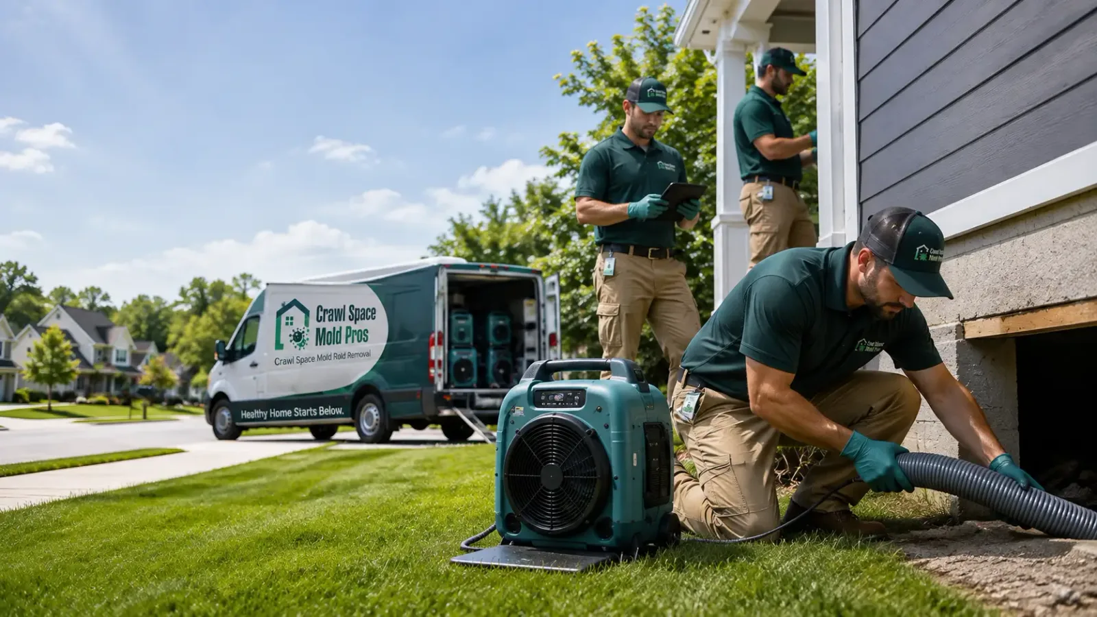 Crawl Space Mold Removal in Woodville, OH